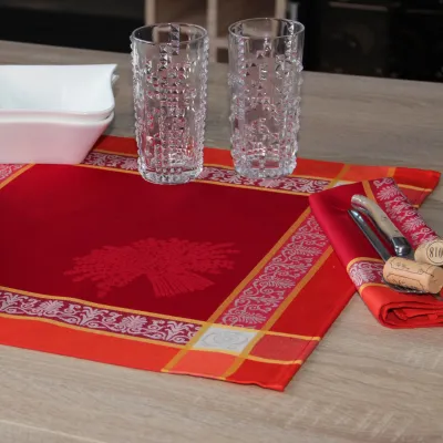 Set De Table Jacquard Lavandiere