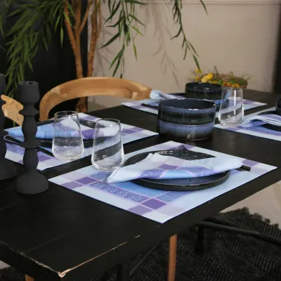 Set De Table Jacquard Lavandiere