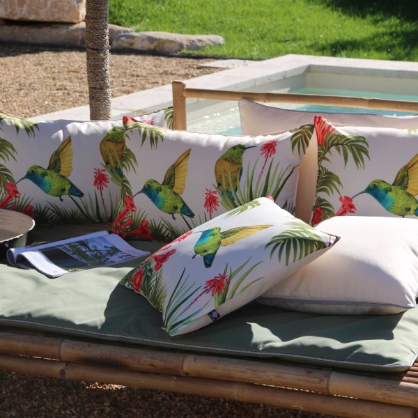 COUSSIN 45X45 COLIBRIS