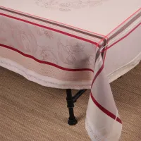 Nappe Jacquard Coloquinte