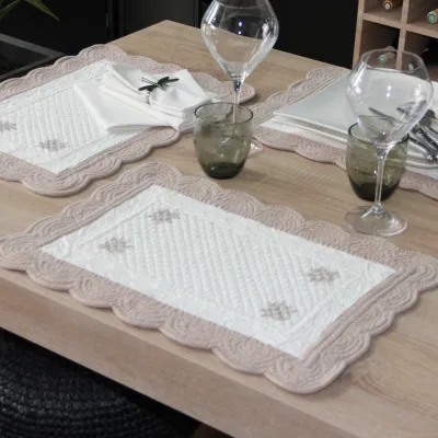 Set De Table Boutis Maya L Abeille