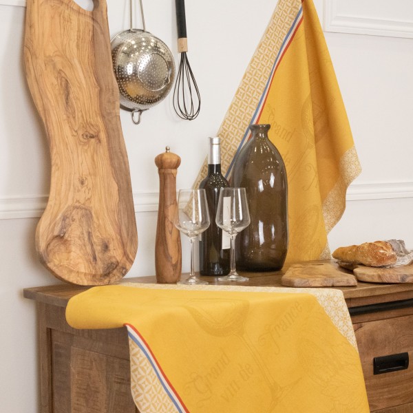 TORCHON GRAND VIN DE FRANCE 50X70