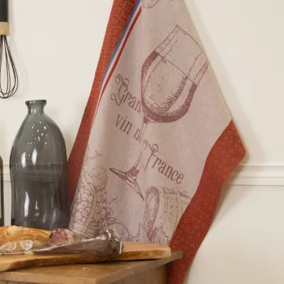 TORCHON GRAND VIN DE FRANCE 50X70