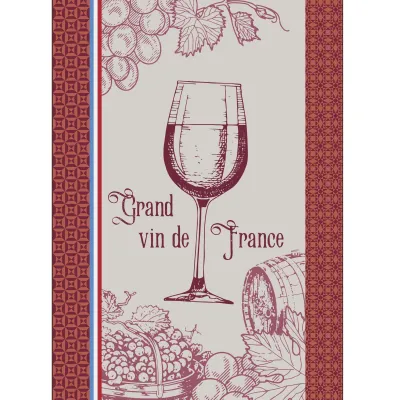 TORCHON GRAND VIN DE FRANCE 50X70