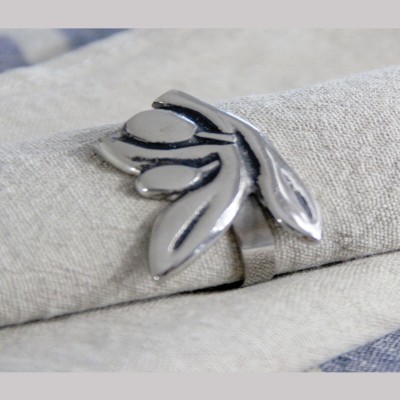 Rond De Serviette Rond Olive