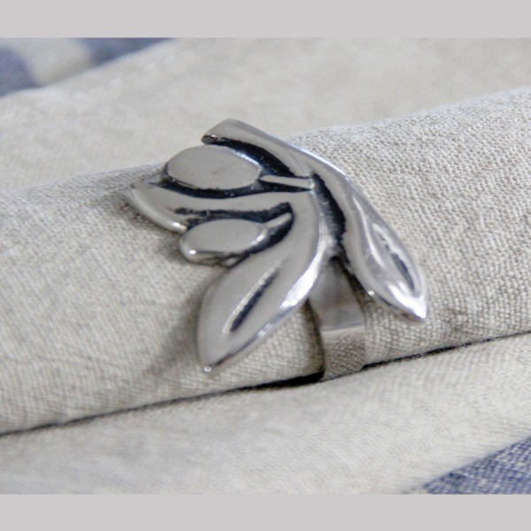 Rond De Serviette Rond Olive