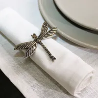 Rond De Serviette Rond Libellule