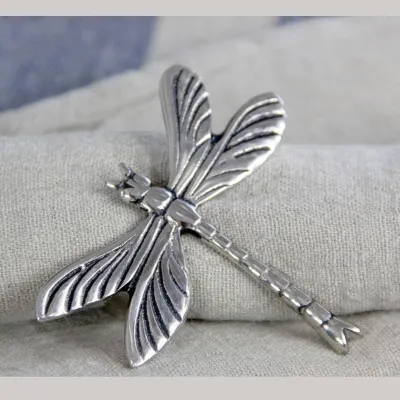 Rond De Serviette Rond Libellule