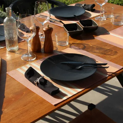 Set De Table Plastic Oleron Set Plastic