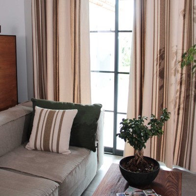 Rideau Oeillets Canevas 550 Rideau