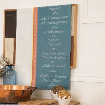 TORCHON BOUILLABAISSE 50X70