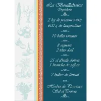 TORCHON BOUILLABAISSE 50X70