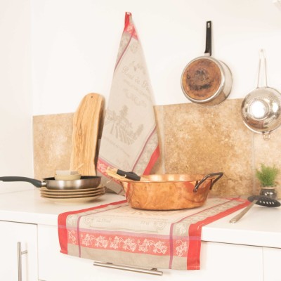 TORCHON VIN COTE DE PROVENCE 50X70