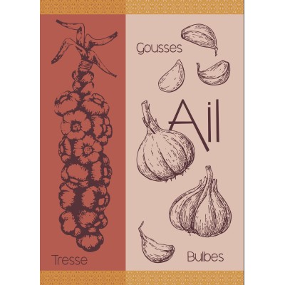TORCHONS AIL 50X70