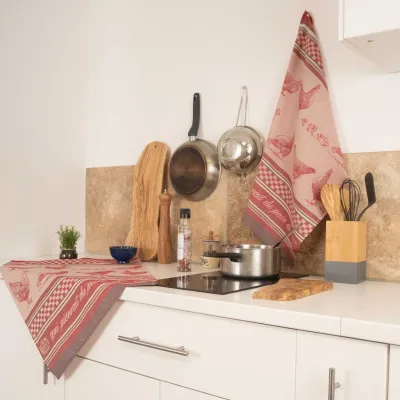 TORCHON POULES 50X70