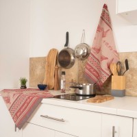 TORCHON POULES 50X70