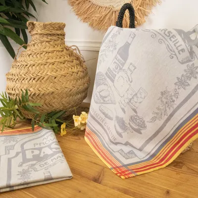 TORCHON PASTIS 50X70