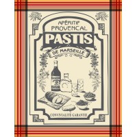 TORCHON PASTIS 50X70