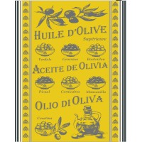 TORCHON HUILE D'OLIVE 50X70