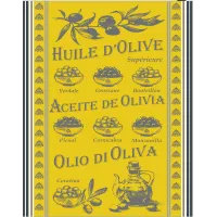 TORCHON HUILE D'OLIVE 50X70
