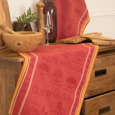 TORCHON HUILE D'OLIVE 50X70