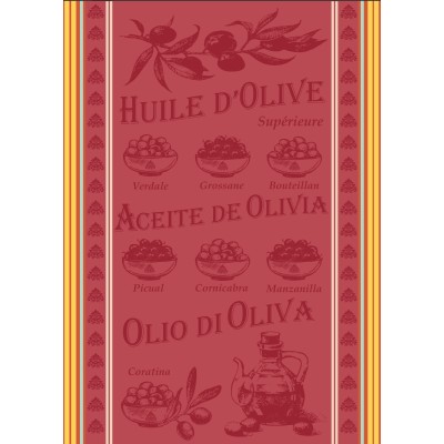 TORCHON HUILE D'OLIVE 50X70