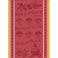 TORCHON HUILE D'OLIVE 50X70