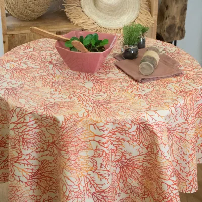Nappe Plastifié Coraux
