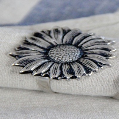 Rond De Serviette Rond Tournesol