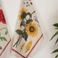 Torchons Fleurs