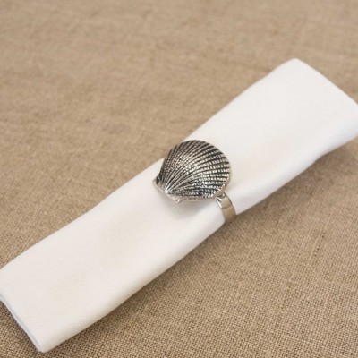 Rond De Serviette Rond Coquillage