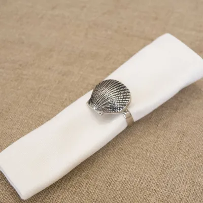 Rond De Serviette Rond Coquillage