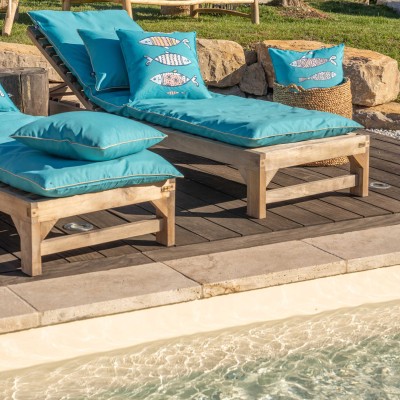 Coussin Extérieur Fish Club