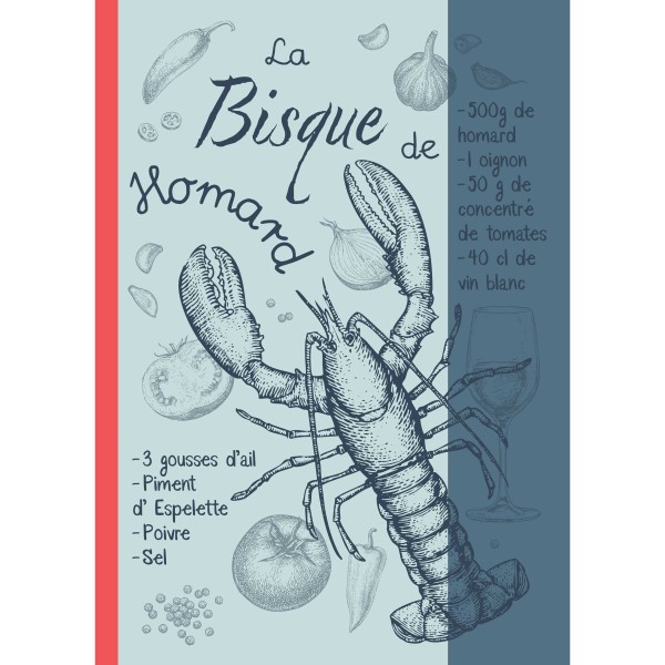 TORCHON HOMARD 50X70