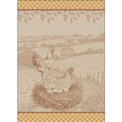 TORCHON COCOTTE 50X70