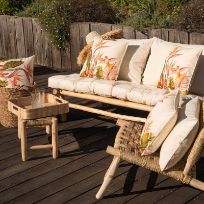 Coussin Extérieur Oiseau De Paradis