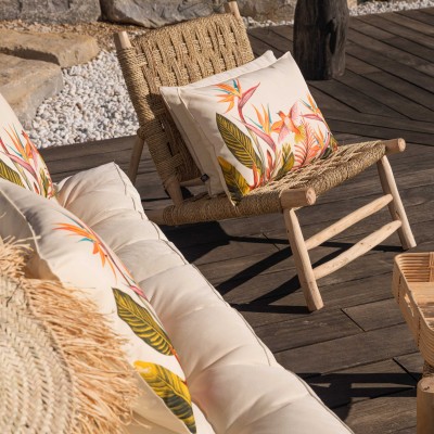 Coussin Extérieur Oiseau De Paradis