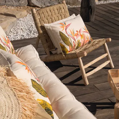 Coussin Extérieur Oiseau De Paradis
