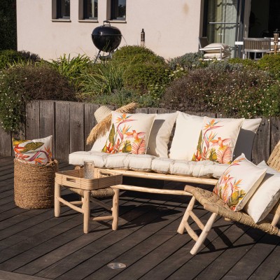 Coussin Extérieur Oiseau De Paradis