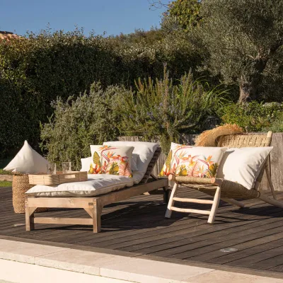 Coussin Extérieur Oiseau De Paradis