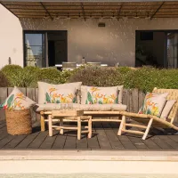 Coussin Extérieur Oiseau De Paradis