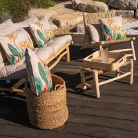 Coussin Extérieur Oiseau De Paradis