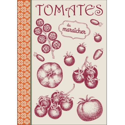 TORCHON TOMATES 50X70