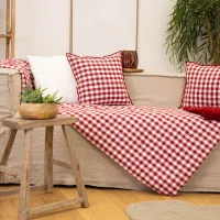 Edredon Coussin Vichy