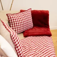 Edredon Coussin Vichy