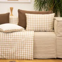 Edredon Coussin Vichy