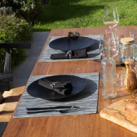 Set De Table Plastic Argent