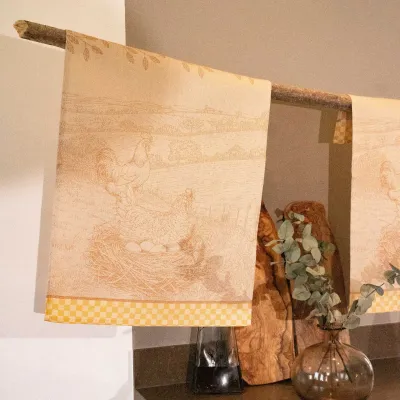 TORCHON COCOTTE 50X70