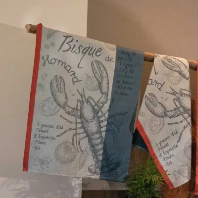 TORCHON HOMARD 50X70