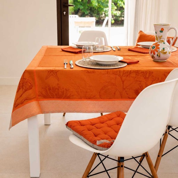 Nappe Jacquard Grande Bleue